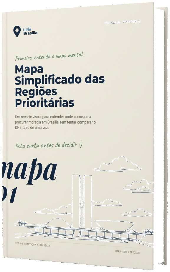 Mapa simplificado das regiões prioritárias
